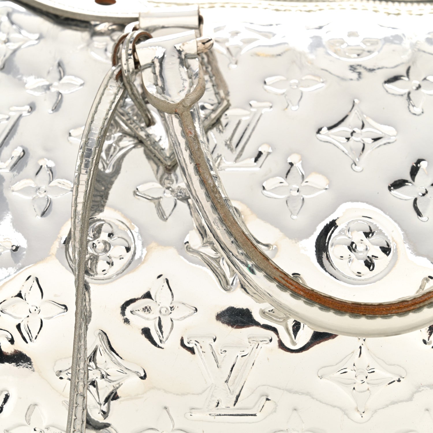 Louis Vuitton Monogram Miroir Speedy 30 Silver 12 of 14