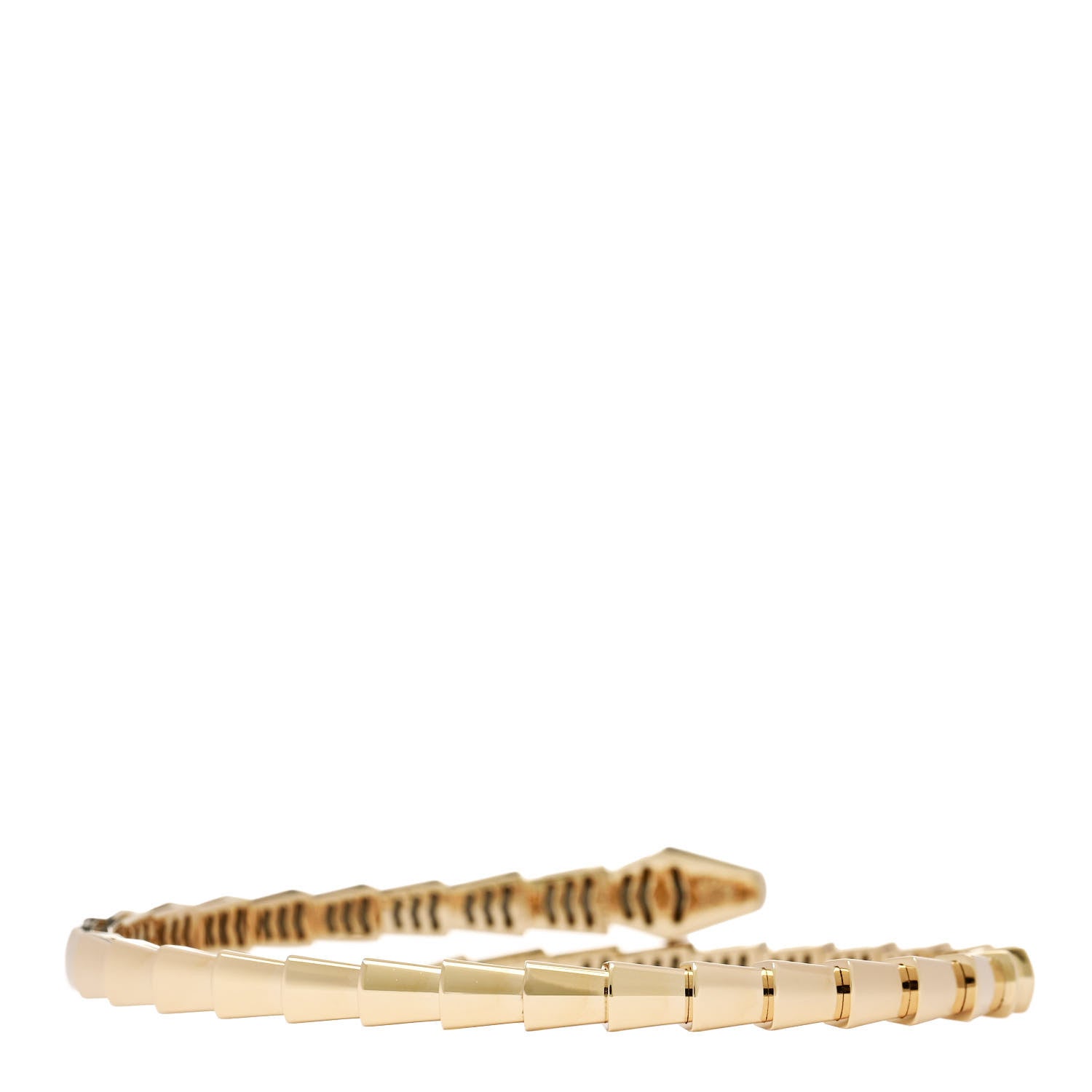 Bulgari 18K Yellow Gold Serpenti Viper Bracelet M 2 of 4