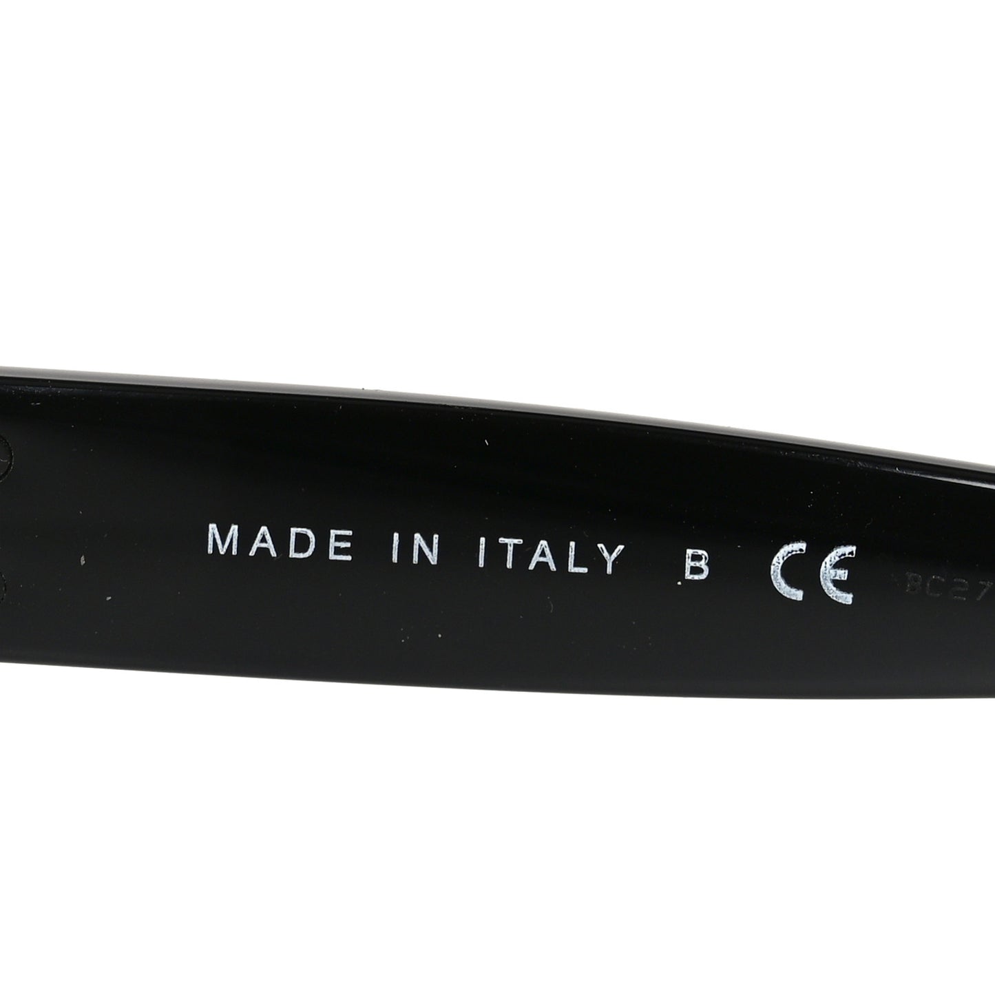 Acetate Strass Pilot Sunglasses 5467-B Black
