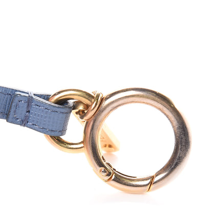 Fendi Fox Fur Vitello Elite Tri-Color Pom Pom Bag Charm Pink Nebula Acqua Ceruleo 4 of 4