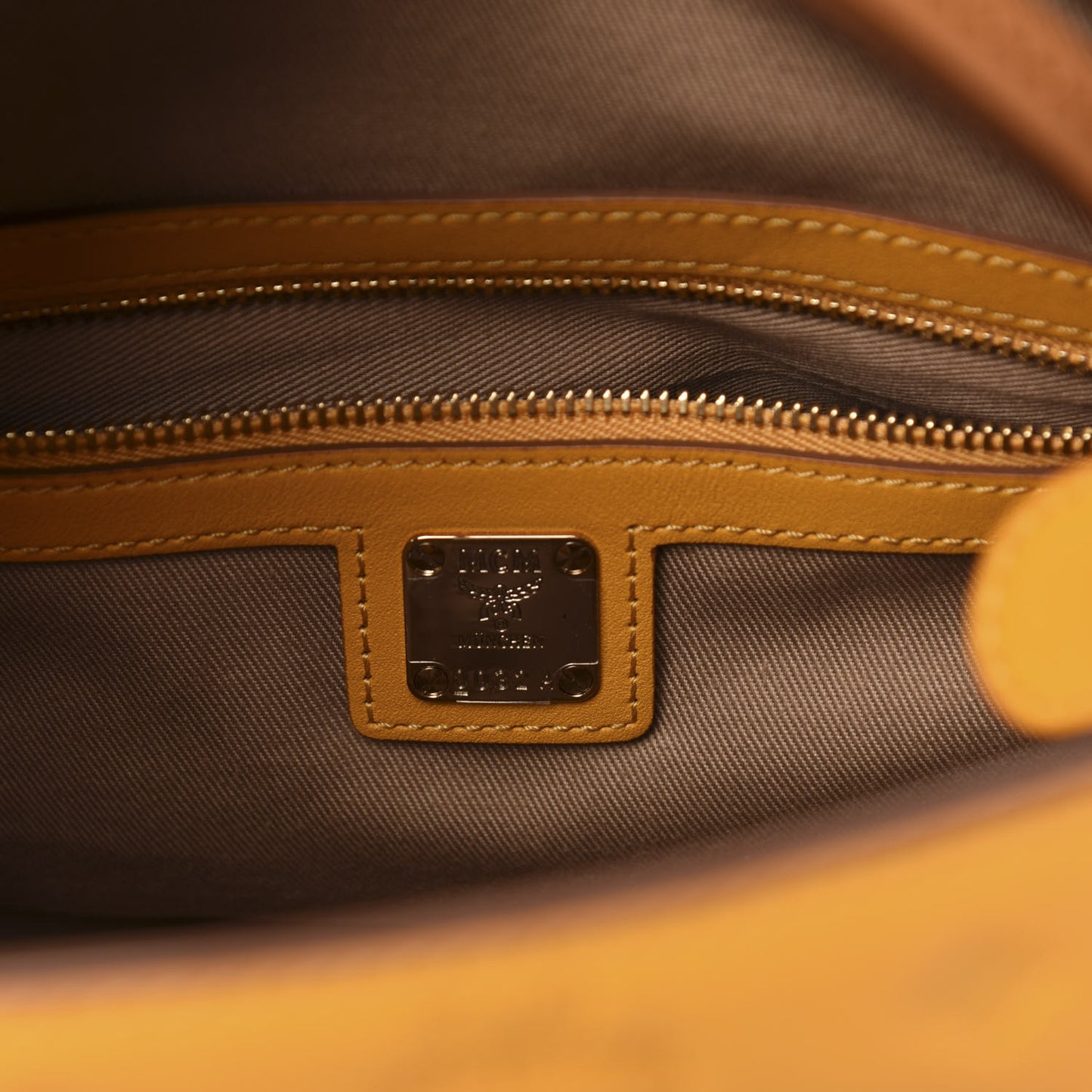 Calfskin Ottomar Monogram Medium Klara Hobo Golden Mango