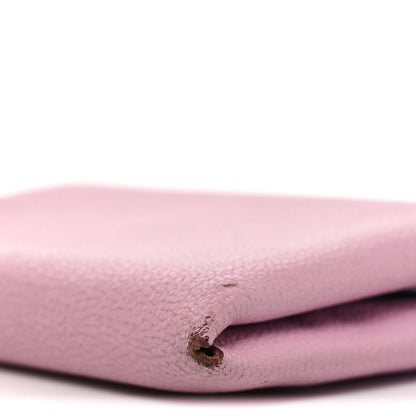 Hermes Chevre Mysore Calvi Card Case Mauve Sylvestre 9 of 9