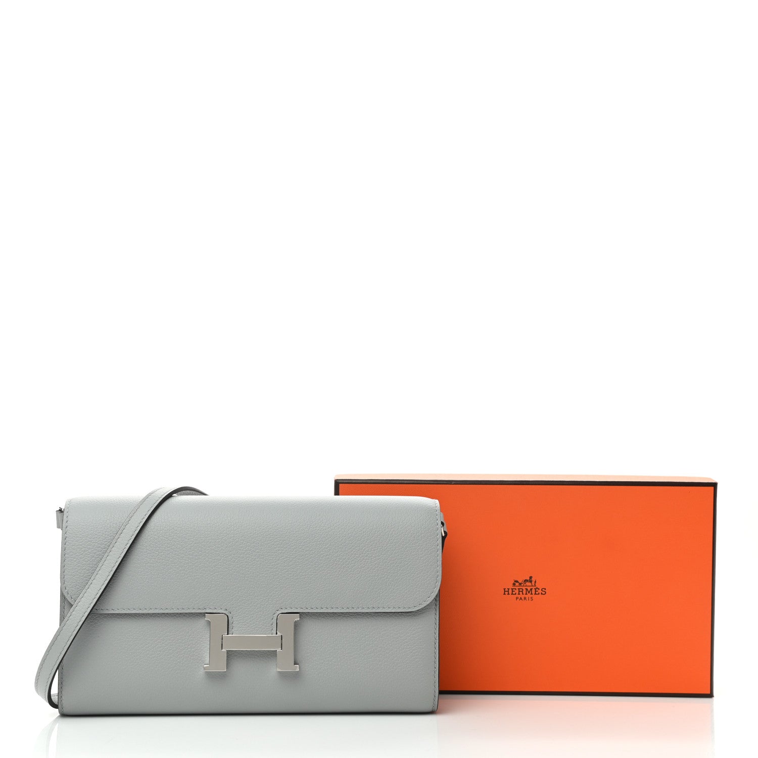 Hermes Evercolor Constance Wallet To Go Bleu Glacier 8 of 8