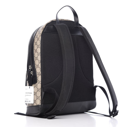 Gucci GG Supreme Monogram Medium Backpack Black 3 of 10