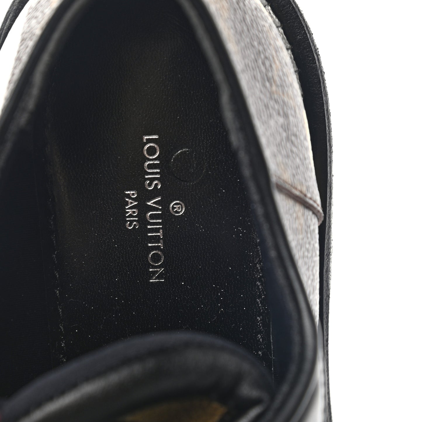 X LOL Monogram Calfskin Beaubourg Platform Derby Shoes 37.5 Gold Silver