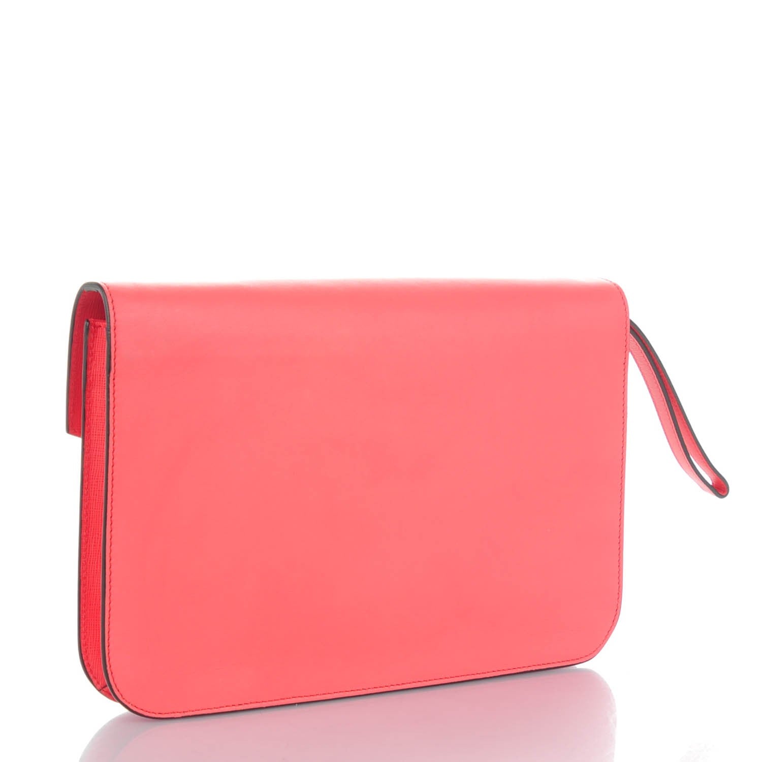 Fendi Vitello Elite Large 2Jours Clutch Rosa Exstasy 3 of 7