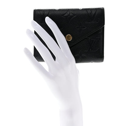 Louis Vuitton Empreinte Victorine Wallet Black 2 of 7