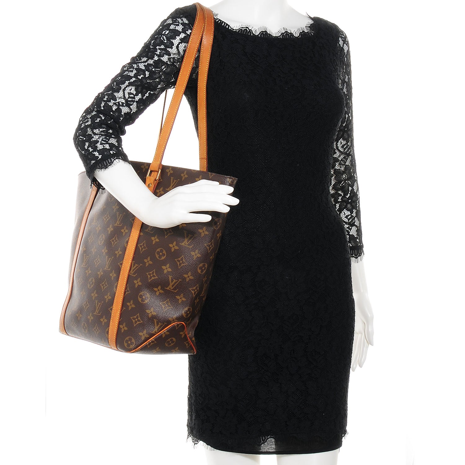 Louis Vuitton Monogram Sac Shopping Tote 2 of 7