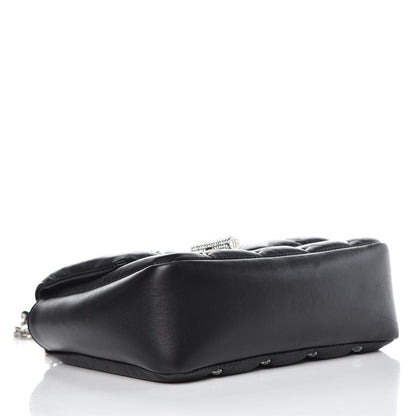 Tom Ford Lambskin Quilted Crystal Small Natalia Chain Bag Black 4 of 11