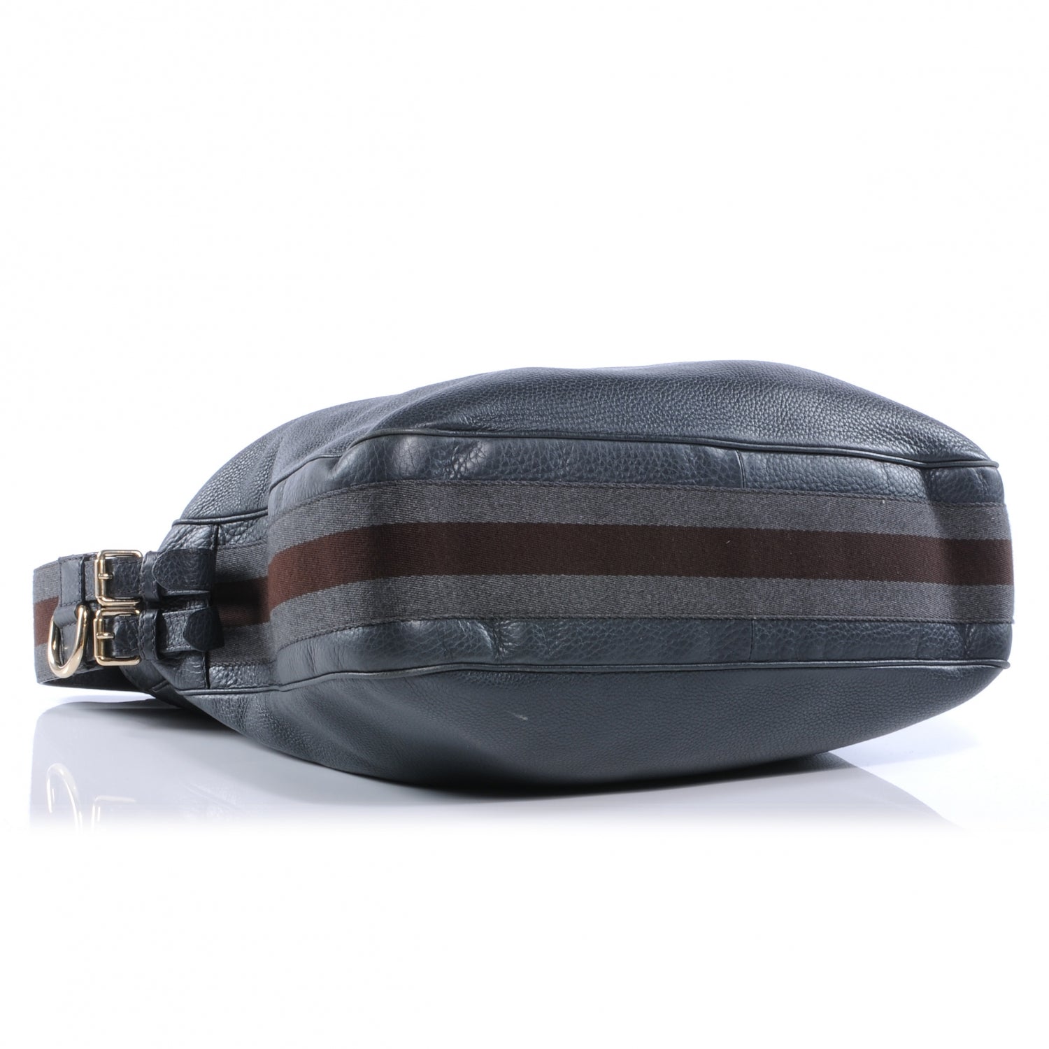 Gucci Leather Heritage Medium Shoulder Bag Charcoal grey 4 of 7