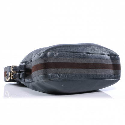 Gucci Leather Heritage Medium Shoulder Bag Charcoal grey 4 of 7