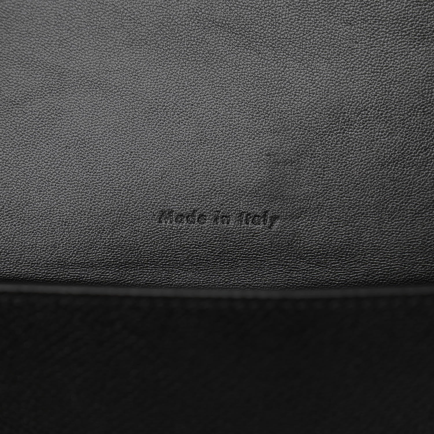 Celine Grained Calfskin Compact Trotteur Black 7 of 11