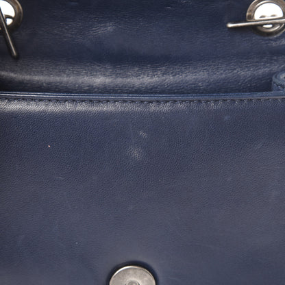 Chanel Plexiglass Patent Mini Boy Brick Flap Navy 12 of 16