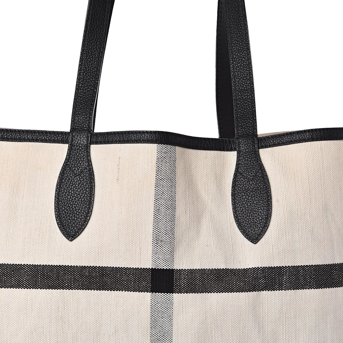 Coated Canvas Medium Reversible Doodle Tote White Black