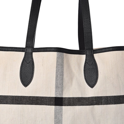 Burberry Coated Canvas Medium Reversible Doodle Tote White Black 16 of 16
