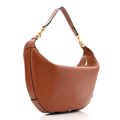 Celine Supple Calfskin Medium Strap Leandre Shoulder Bag Brown 3 of 12