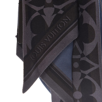 Louis Vuitton Silk Monogram Flower Ink BB Bandeau Anthracite 3 of 5