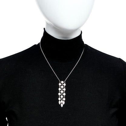 Bulgari 18K White Gold Diamond Lucea Necklace 2 of 6