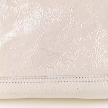 Fendi Vitello Naplak Large Convertible Baguette White 10 of 16