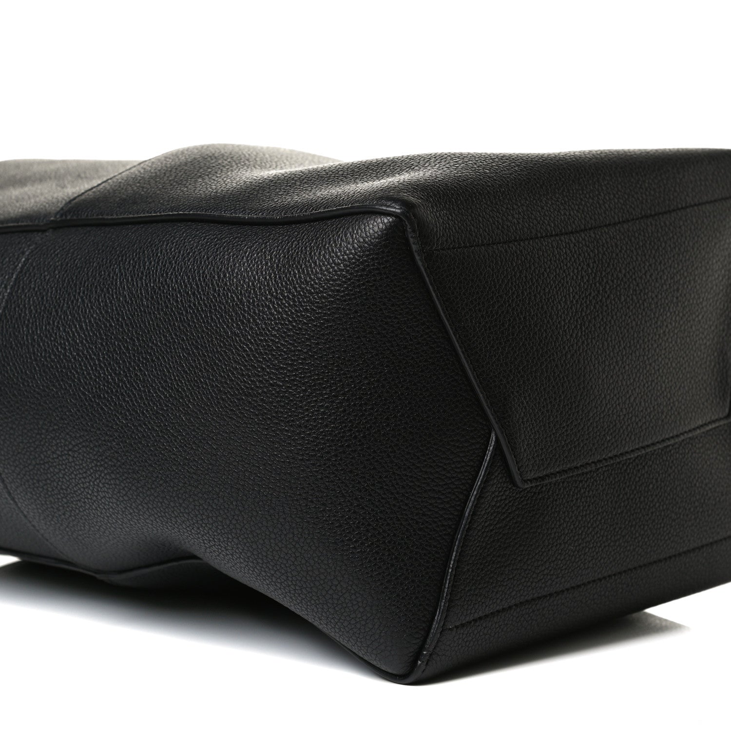 Celine Soft Grained Calfskin Sangle Bucket Bag Black 8 of 11