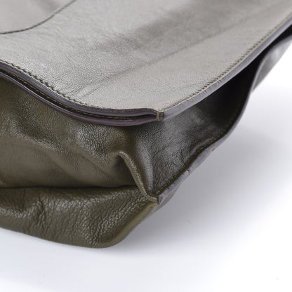 Tom Ford Ramskin Large Alix Padlock Zip Shoulder Bag Dark Green 10 of 10