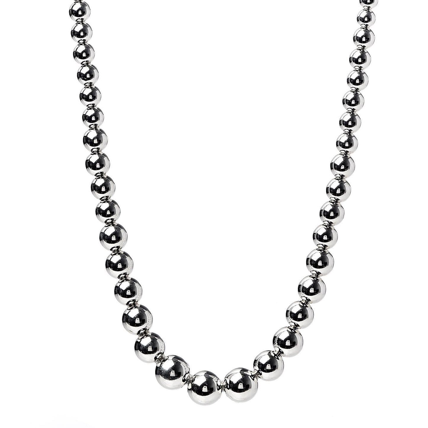 Sterling Silver HardWear Graduated Ball Necklace