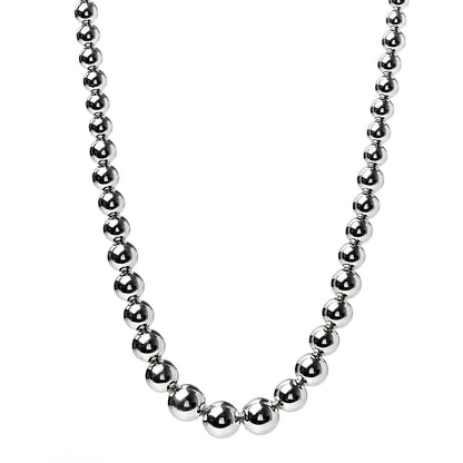 Tiffany Sterling Silver HardWear Graduated Ball Necklace 1 of 5