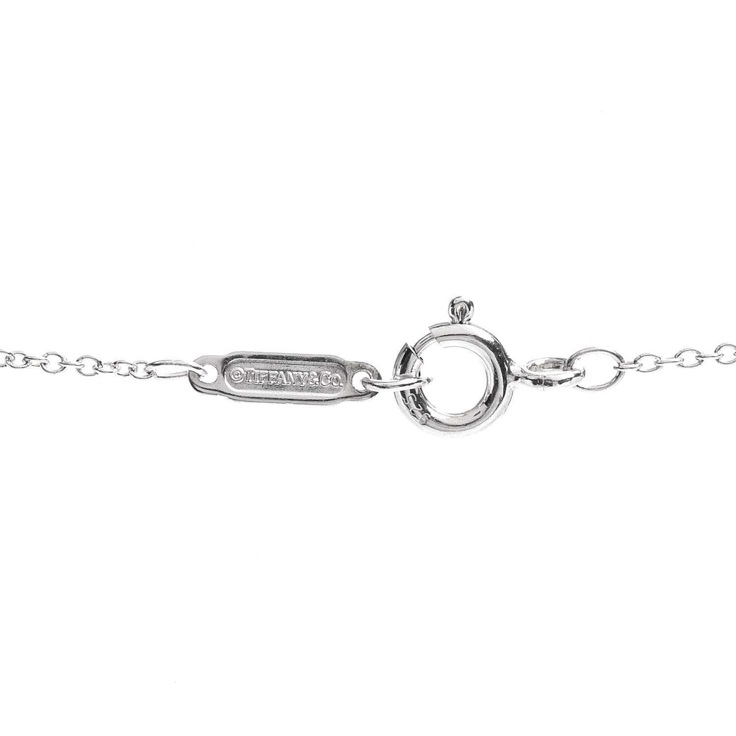 Tiffany Sterling Silver 1837 Interlocking Circles Pendant Necklace 3 of 4