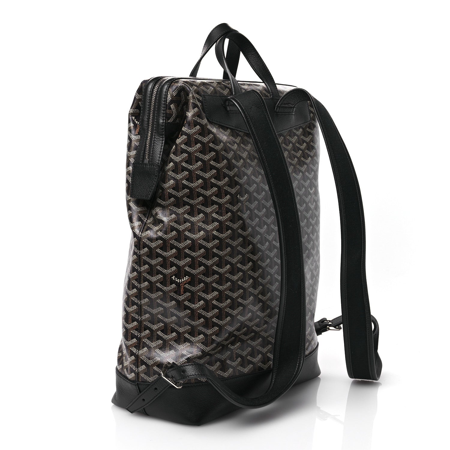 Goyard Goyardine Calfskin Cisalpin Backpack Black 3 of 9