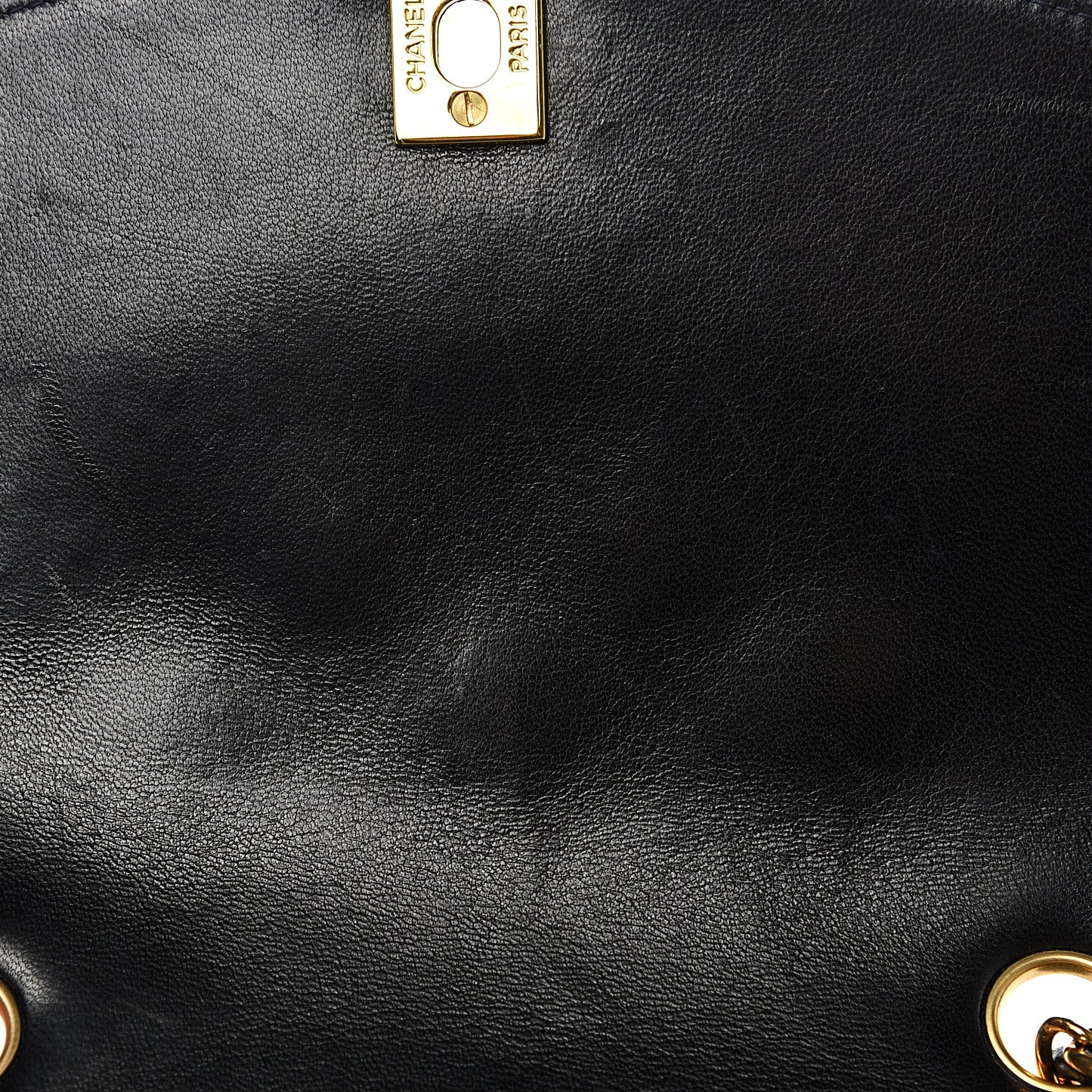 Lambskin Quilted Small Single Flap Black