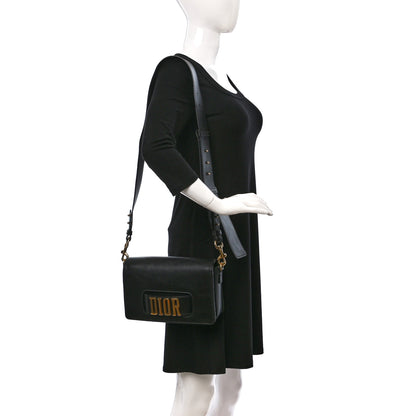 Christian Dior Smooth Calfskin Dio(r)evolution Flap Bag Black 2 of 8