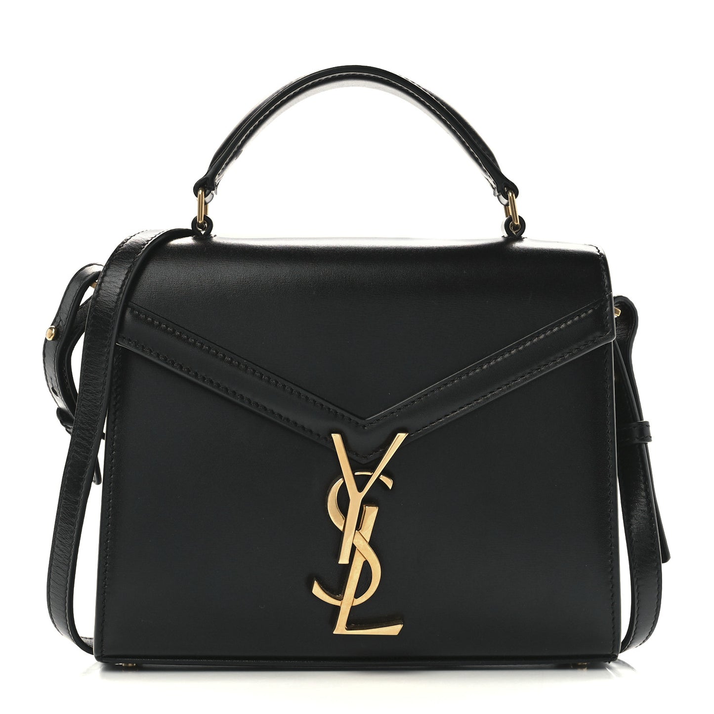 Grain de Poudre Mini Classic Monogram Cassandra Top Handle Black