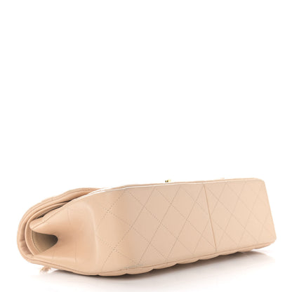 Chanel Lambskin Quilted Jumbo Double Flap Beige Clair 4 of 15