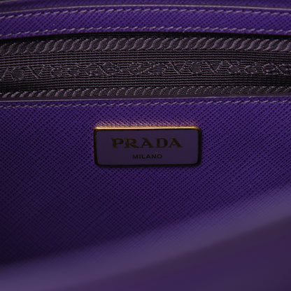 Prada Saffiano Medium Galleria Double Zip Tote Viola 5 of 12