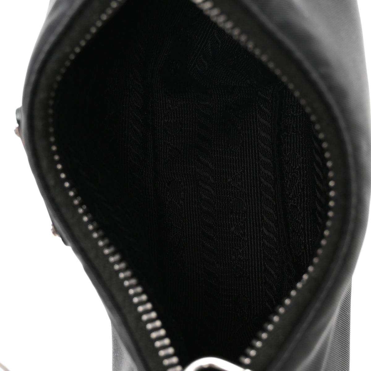 Prada Tessuto Nylon Mini Re-Edition 2000 Shoulder Bag Black 5 of 11