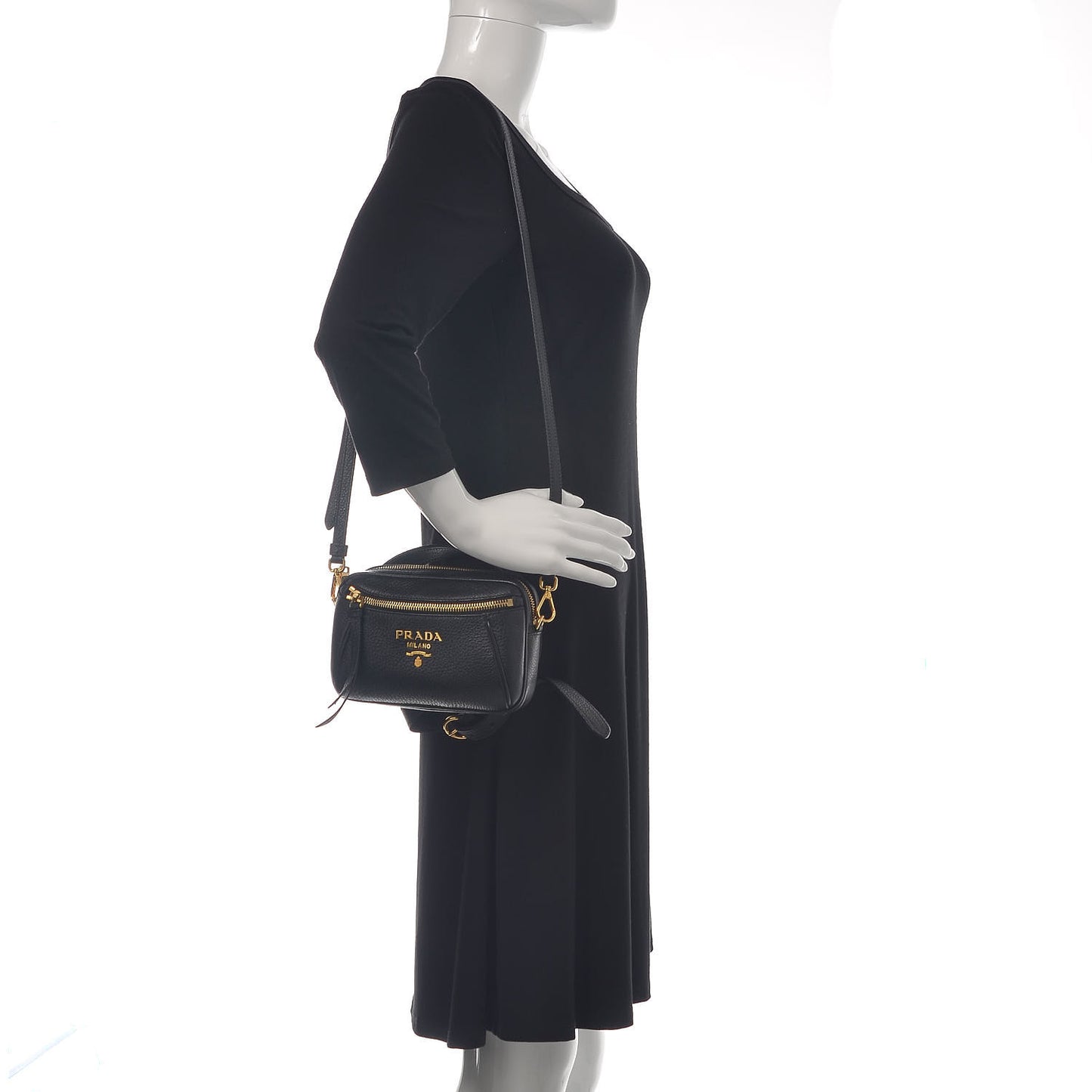 Vitello Daino Belt Bag Black