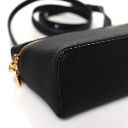 Loro Piana Grained Calfskin L19 Extra Pocket Pouch Black 8 of 10