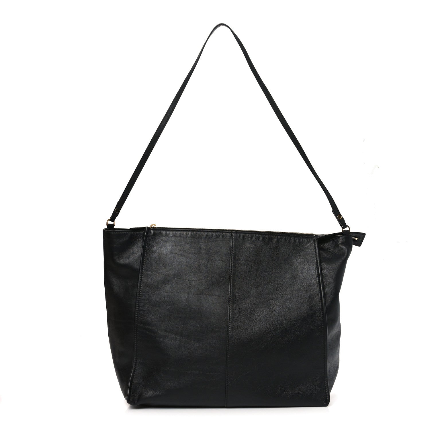 The Row Nappa Aspen Clutch Bag Black 1 of 9