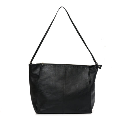 The Row Nappa Aspen Clutch Bag Black 1 of 9