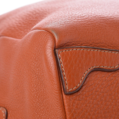 Prada Vitello Daino Logo Bowler Rame 16 of 19