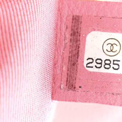 Chanel Caviar Quilted A Real Catch Clutch Pink 7 of 13