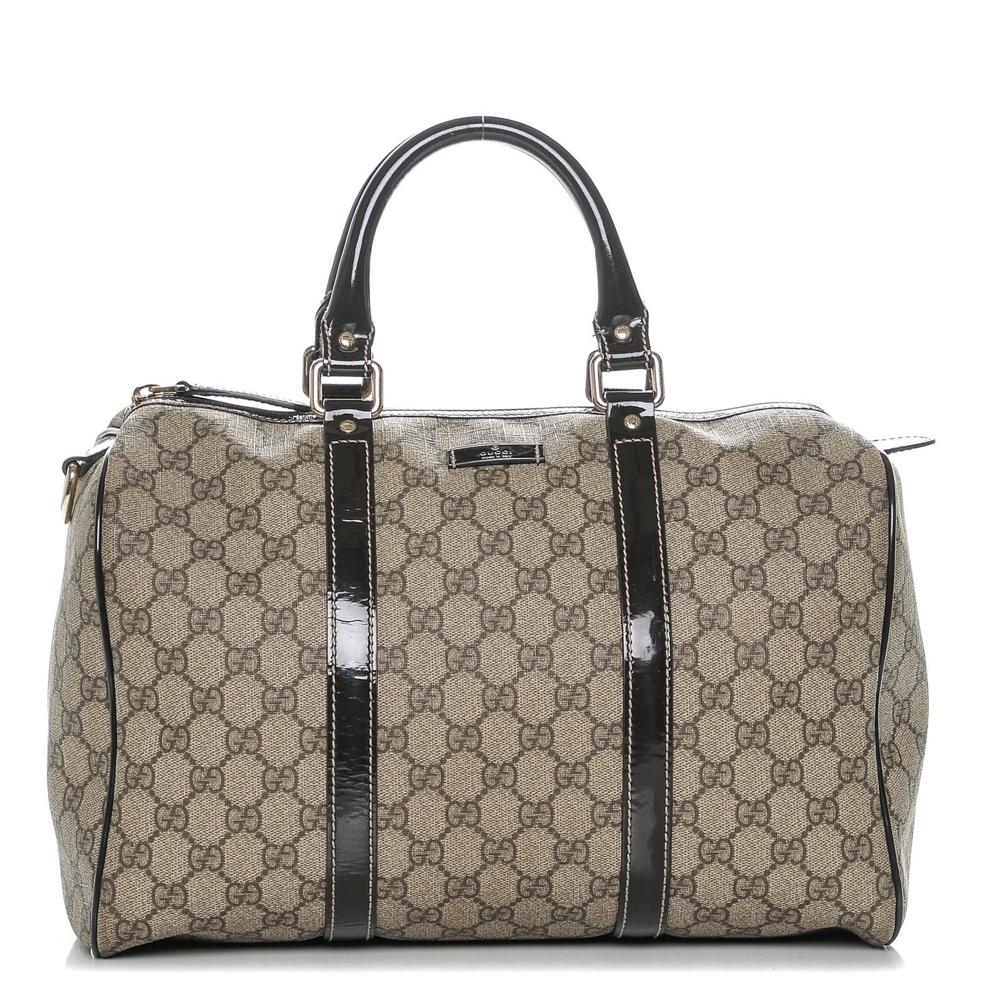 GG Plus Monogram Medium Joy Boston Dark Brown