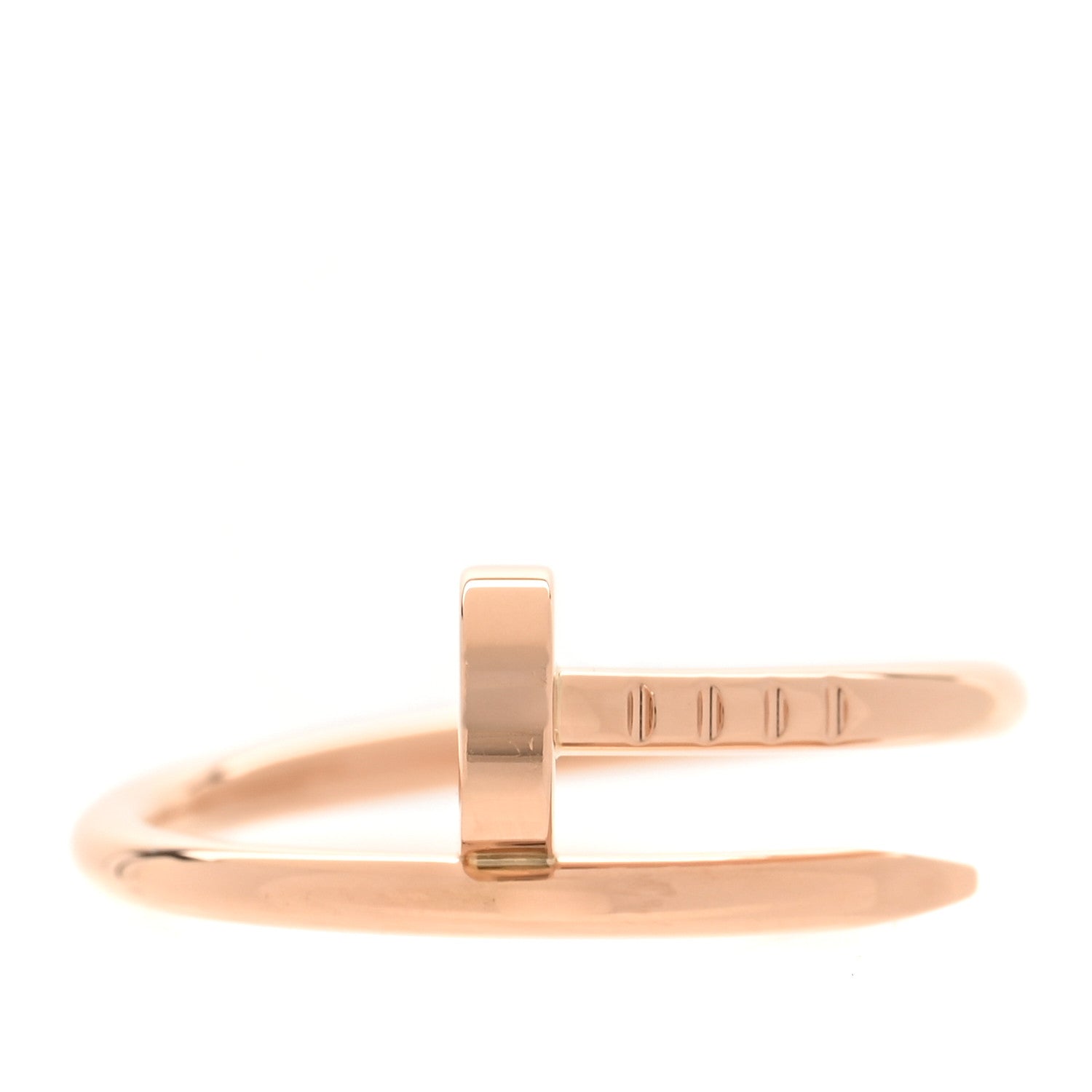 Cartier 18K Pink Gold Small Juste Un Clou Ring 51 5.75 1 of 6