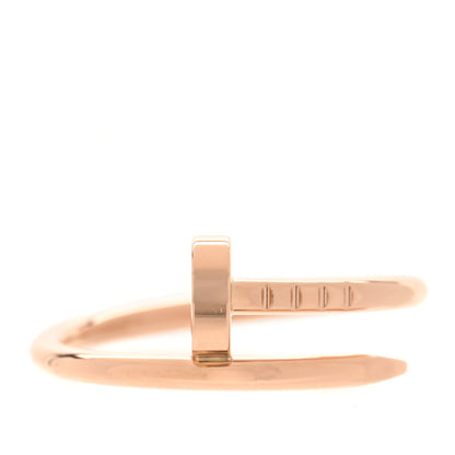 Cartier 18K Pink Gold Small Juste Un Clou Ring 51 5.75 1 of 6