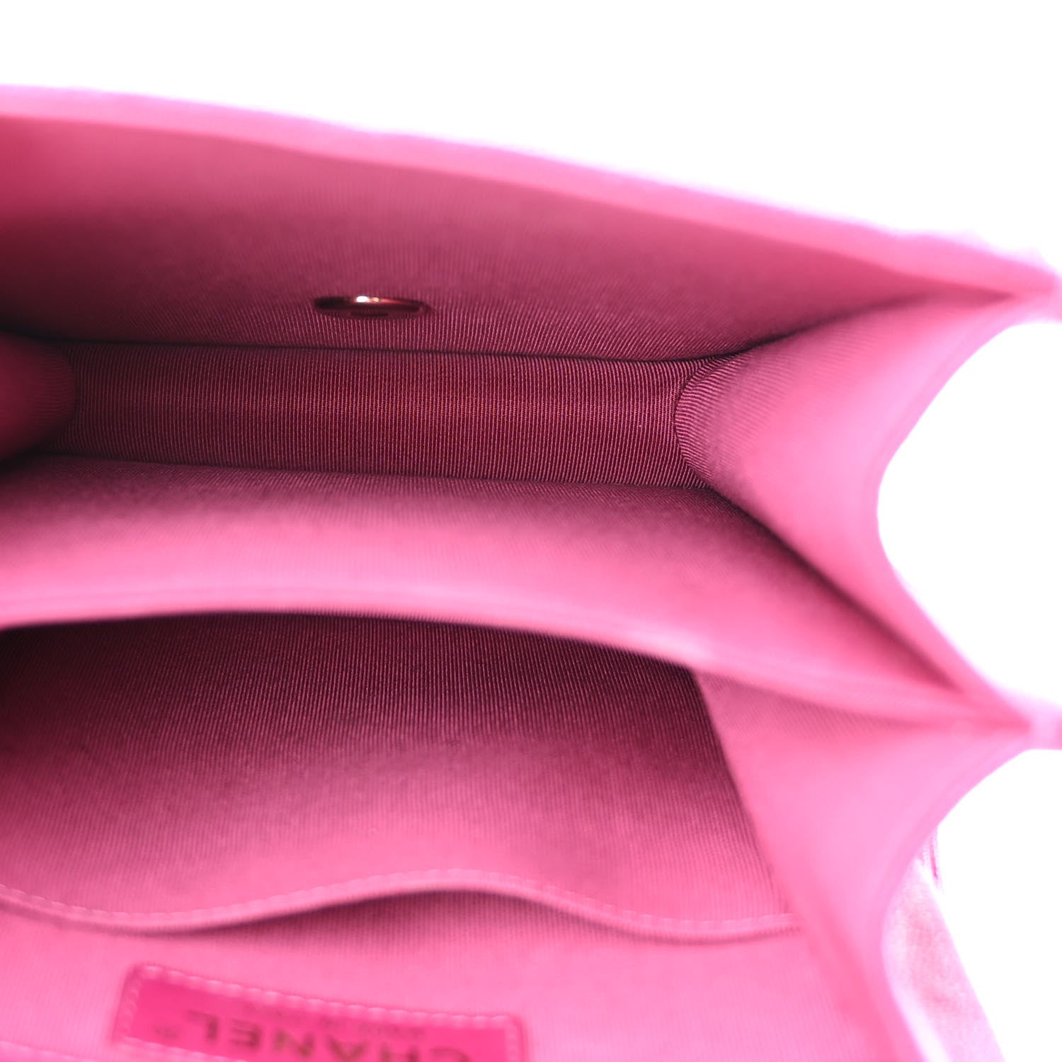 Chanel Caviar Quilted North South Boy Flap Fuchsia 5 of 12