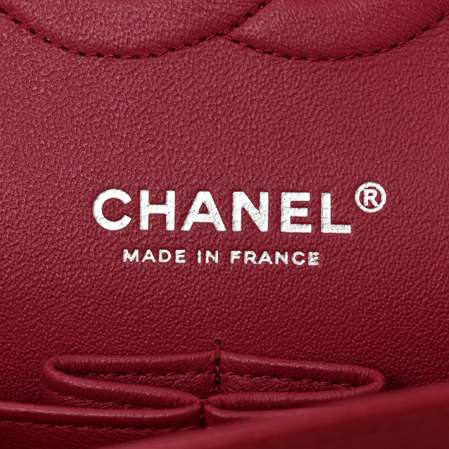 Chanel Caviar Quilted Medium Double Flap Dark Pink 6 of 11
