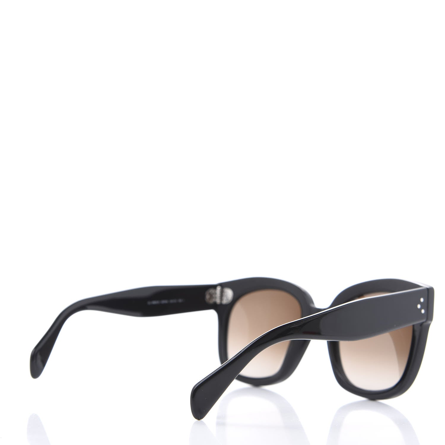 Celine New Audrey Sunglasses CL 41805/S Black 4 of 7