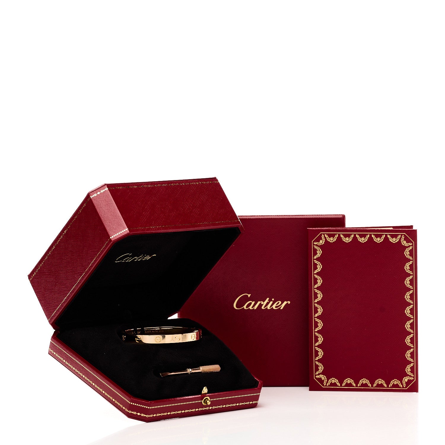 Cartier 18K Pink Gold LOVE Bracelet 17 10 of 10