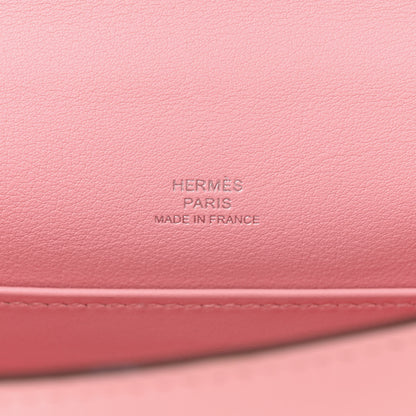 Hermes Swift Kelly Pochette Clutch Rose Sakura 6 of 10