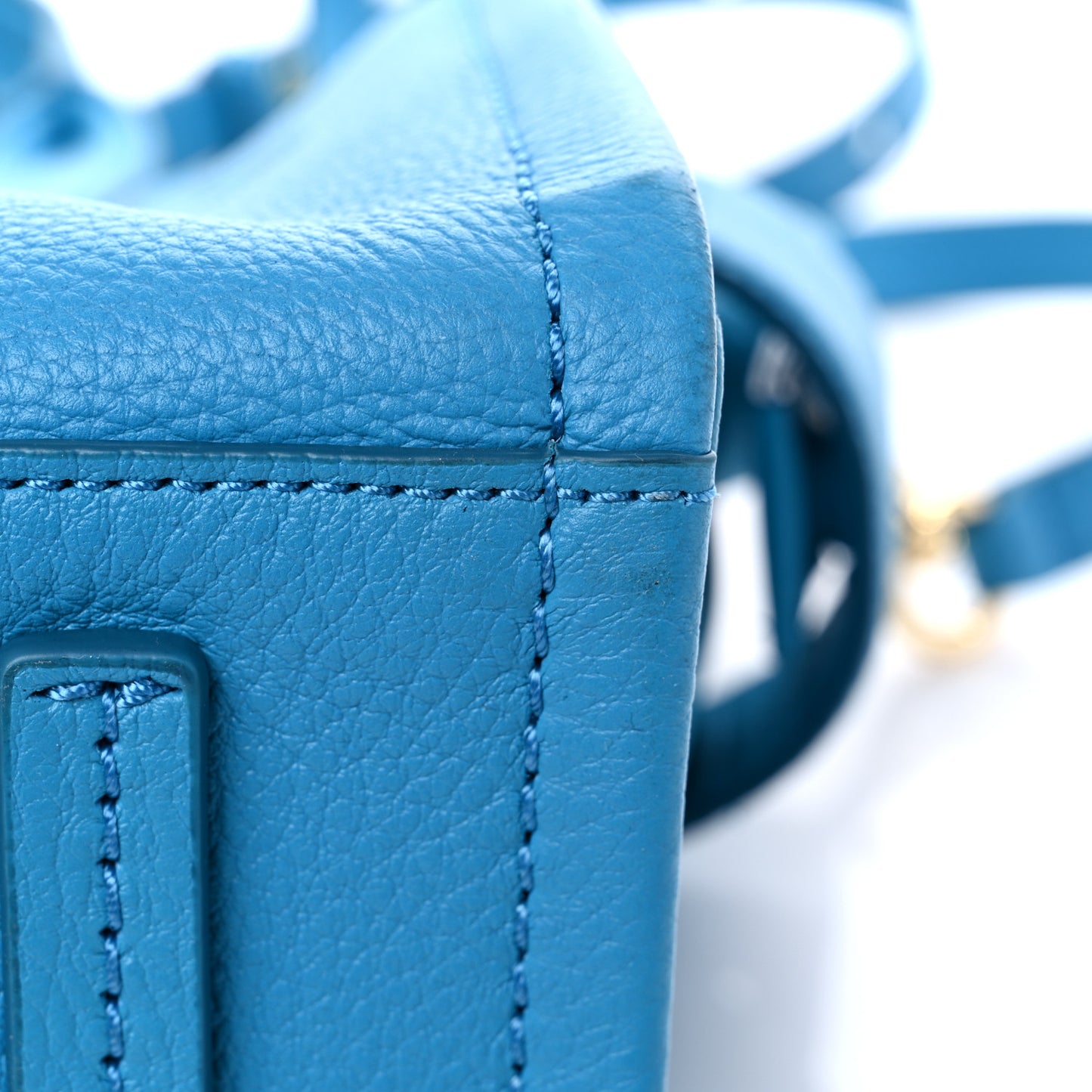 Grained Calfskin Small The Tote Bag Barrier Reef